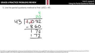 Grade 6, Unit 5, Lesson 9 Practice Problems