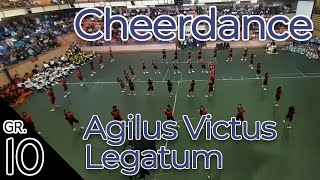 Slu-Ljhs Intramurals 2019-2020 Agilus Victus Legatum Grade 10 Cheerdance