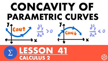 Concavity of Parametric Curves | Calculus 2 Lesson 41 - JK Math