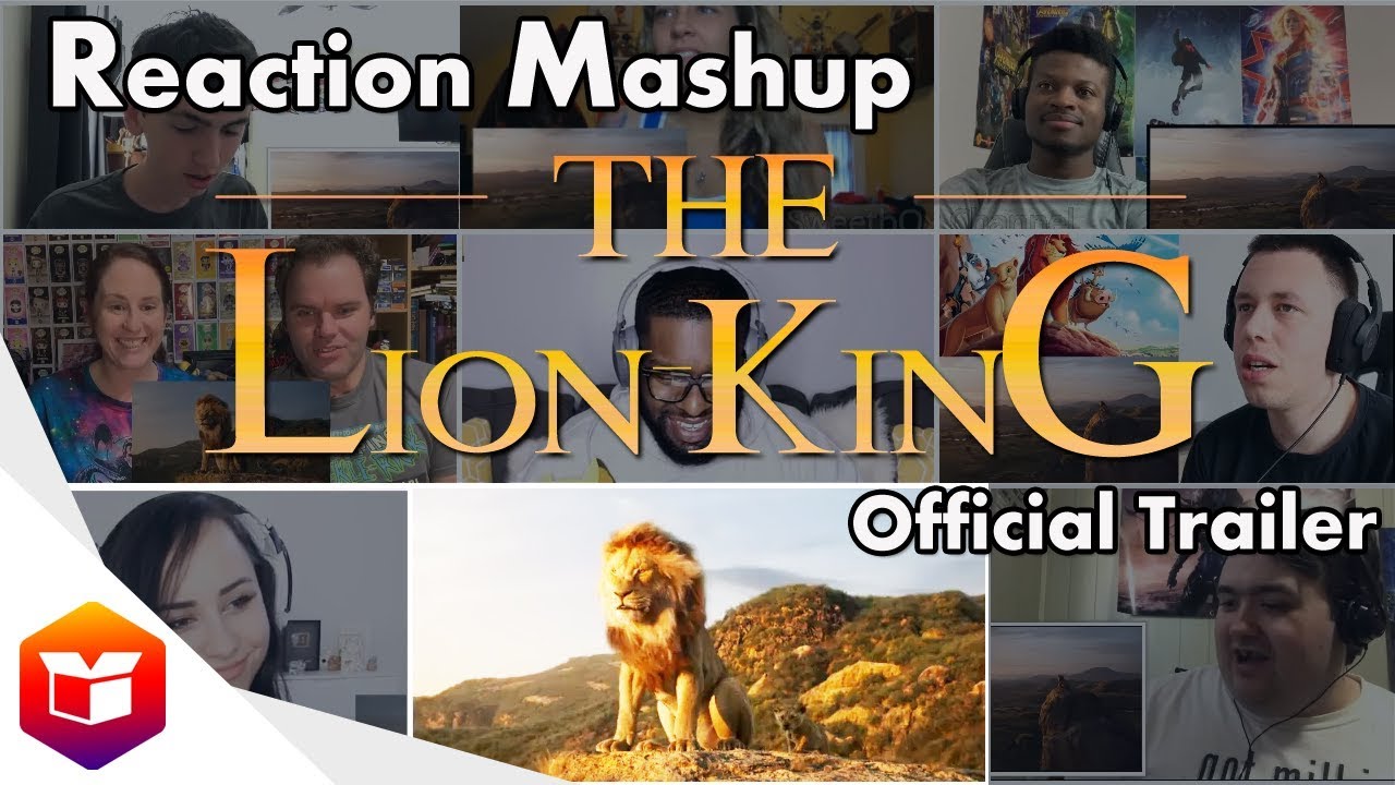 The Lion King Official Trailer - Reaction Mashup