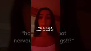 the shaky hands before a gig 😐 #female #musician #vancouver #live