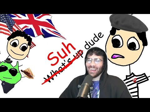 Casually Explained: The English Language | HasanAbi reacts