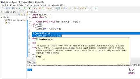nested if statement in java
