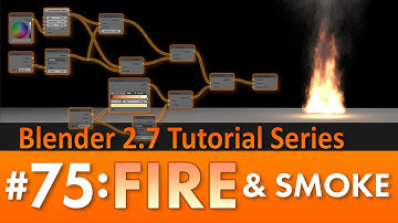 Blender 2.7 Tutorial #75 : Fire and Smoke #b3d