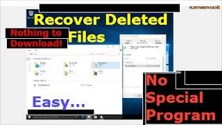 How to Restore or Recover Permanently Deleted Files from Recycle Bin. screenshot 4