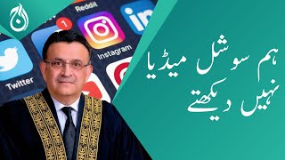 We don&rsquo;t watch social media - Chief justice - Aaj News