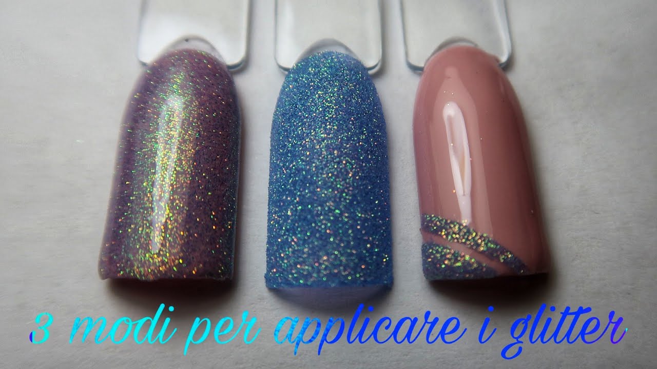 Come applicare i GLITTER sul Semipermanente