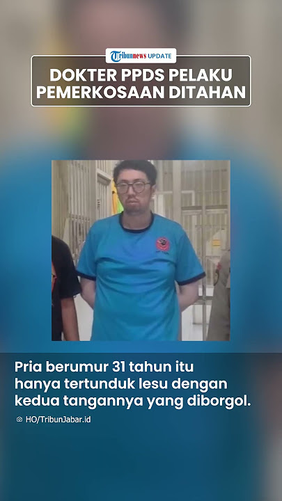 Tampang Dokter PPDS Pelaku Pemerkosaan Wanita yang Sedang Tunggu Ayah di Ruang ICU RSHS Bandung
