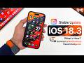 iOS 18.3 Released - What's New? Hindi🔥