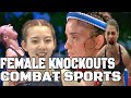 Best combat sports knockouts by femalewoman fighters