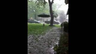 Hail in Abilene.