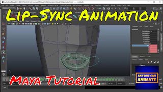 How to animate Lip Sync [Maya Tutorial]  | Rees3D.com