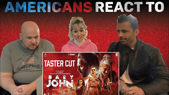 Americans React to Baby John - Taster Cut | Atlee | Varun Dhawan, Keerthy Suresh, Jackie Shroff
