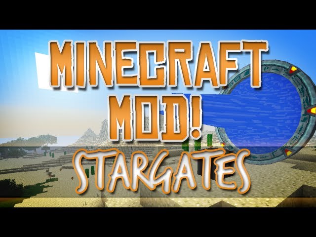 Minecraft Mod! Stargates u0026 Wormholes! (Greg's SG Craft) class=