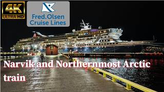 Fred Olsen Cruise: Part 3 - Arctic Circle Crossing, Narvik and Northernmost Arctic Train in Norway