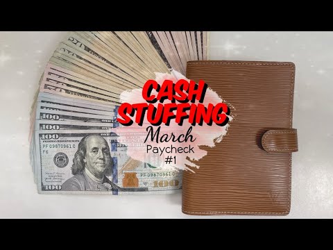$1500+ CASH ENVELOPE STUFFING 2023| Sinking Funds | March Paycheck #1 ...
