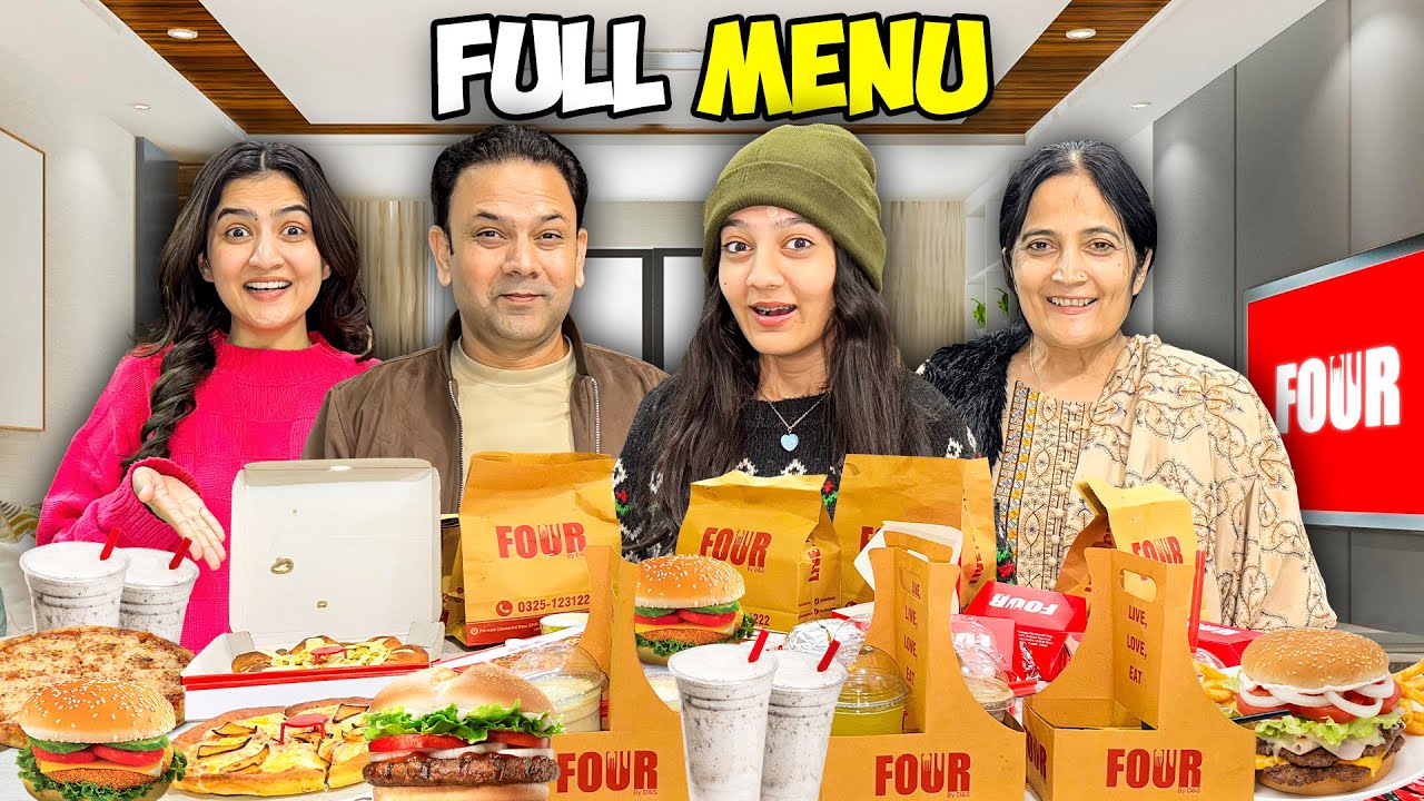 WE ORDERED A FULL MENU OF FOUR 😍| Honest Review 😁| Sistrology