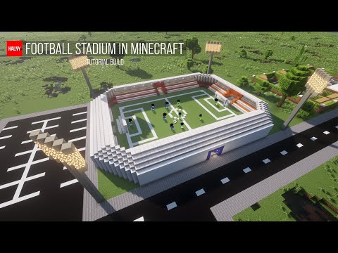 How to build a football stadium in minecraft