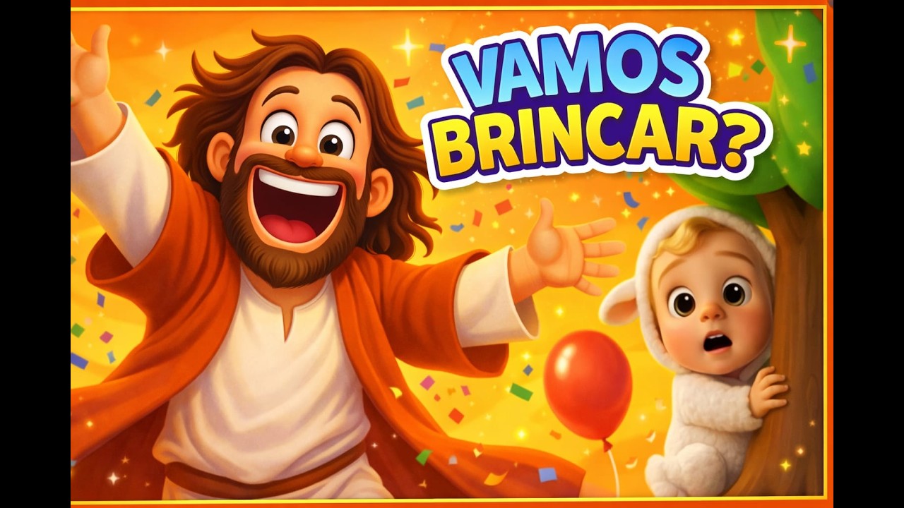 VAMOS BRINCAR COM JESUS? 🎉 Live Infantil Gospel | Estátua, Esconde-Esconde e Vivo ou Morto ✝️