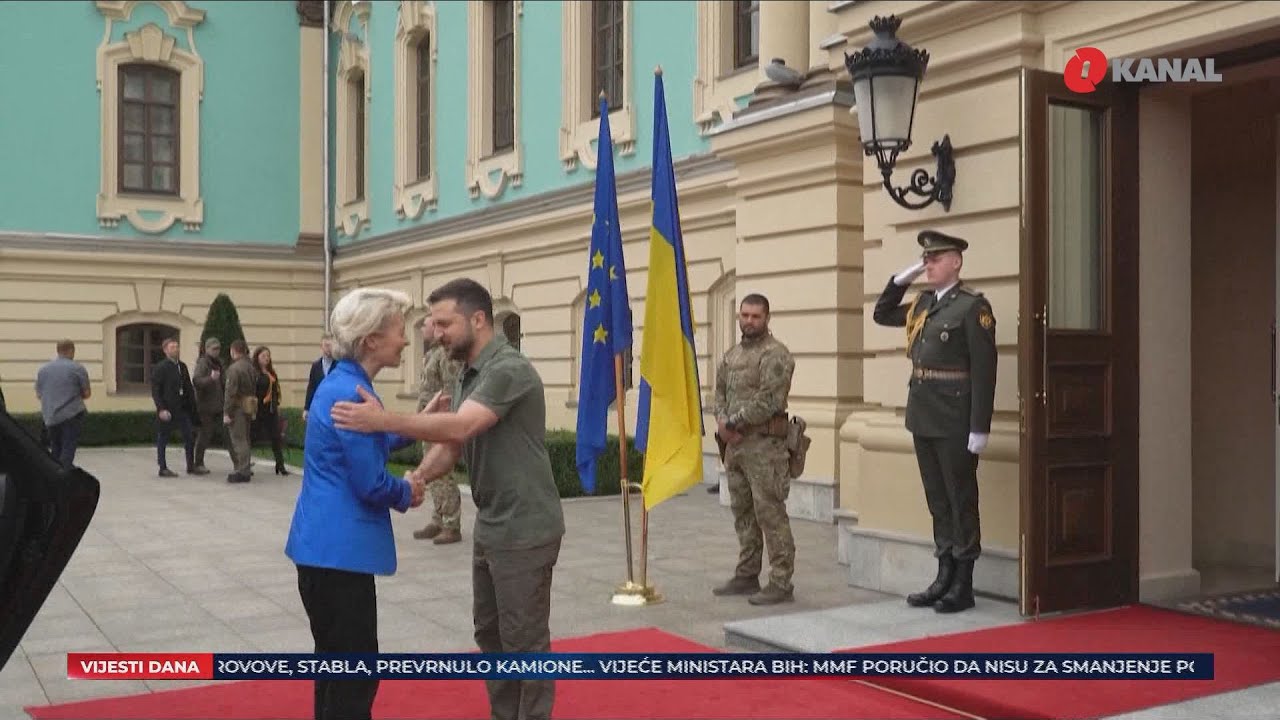 O Ukrajini na sastanku Putina i Jinpinga, Von der Layen u Kijevu