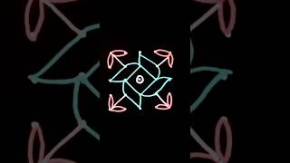 5*5 Dots Simple Rangoli Kolam for Beginners and Daily Use (2 of Part 11 Tutorial)
