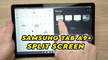 Samsung Tab A9+ : How to Split Screen (Multitasking)