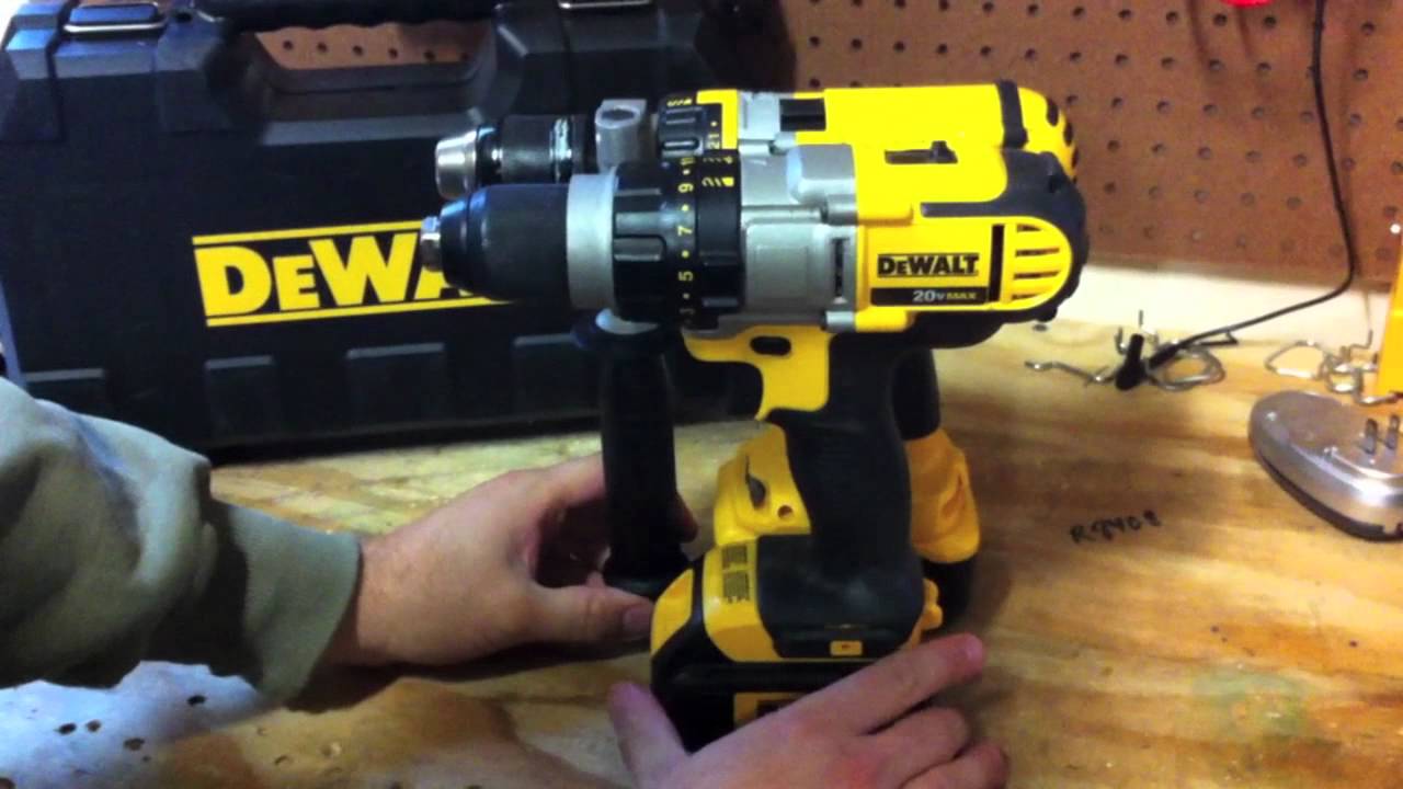 How To Change Drill Bit On Dewalt Brushless DeWALT 20V Max Premium Drill DCD980L2 and DCD780C2 Compact drills - Review  - YouTube