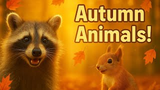 Autumn Animals In English For Kids Vocabulary And Fun Animal Facts