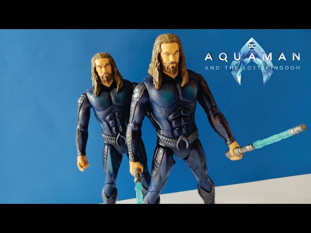 DC Comics – Action Figure Aquaman Double Strike 30cm – Tuta Stealth Con Luci E Suoni – 11 Punti Articolazione – Giocattolo Supereroi - 2