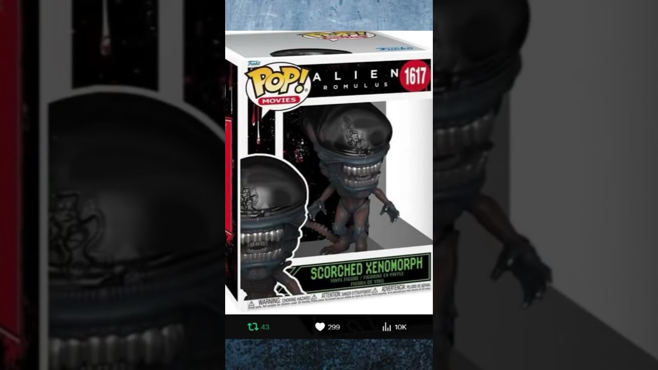 Alien Romulus Scorched Xenomorph Funk Pop looks amazing! 