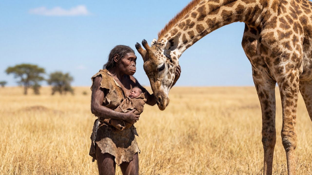 Life 5.1 Million Years Ago | How a Giraffe Protected Early Human Survival