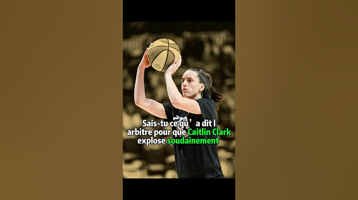 Sais-tu ce qu’a dit l’arbitre pour que Caitlin Clark explose soudainement #entertainment