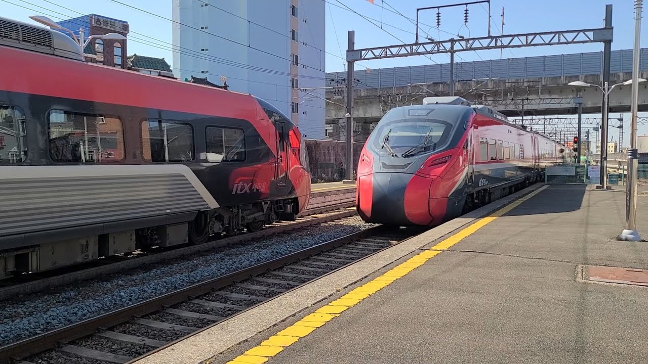 (20240309) 부산발 서울행 ITX-마음 1102 + 9902 구포역 진입 釜山発ソウル行きITX-心1102+9902 亀浦駅進入