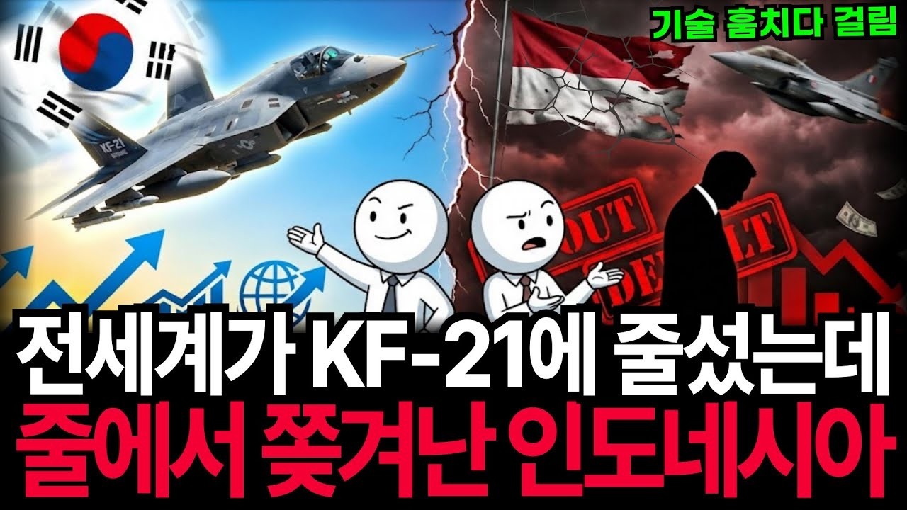 KF 21 전 세계가 줄 서서 기다리는데 배신 때리고 땅을 치며 울고 있는 인도네시아의 처참한 몰락