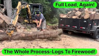From Logs to a Full Shed of Firewood