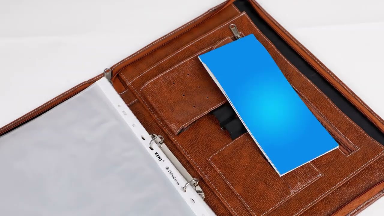 leather file folder