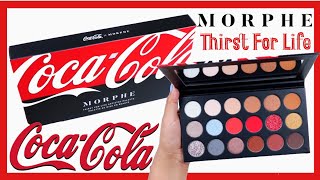 Morphe x Coca Cola Thirst For Life Eyeshadow Palette | SWATCHES