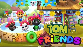 My Talking Tom Friend Swimming Together With New Pool