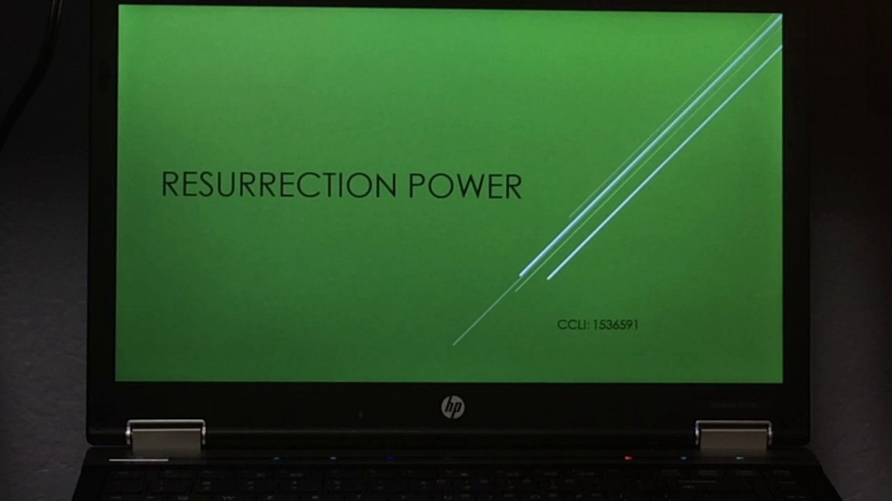 Resurrection Power sung by Holly Dowell