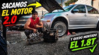 Sacamos el 2.0 y montamos 1.8T 💨 | Proyecto Jetta mk4