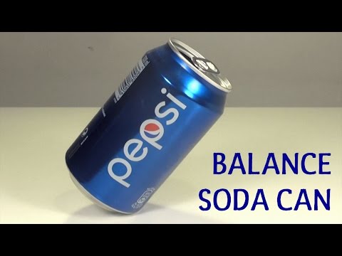 How to Balance a Soda Can Cool Magic Bar Trick