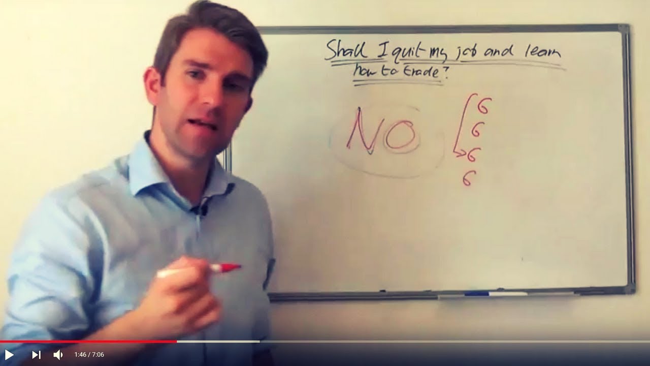 Should I Quit My Job and Learn How to Trade? 😀🙌