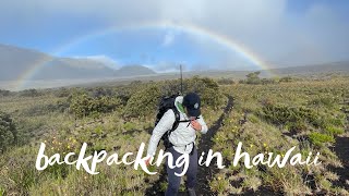 BACKPACKING in Haleakala National Park// OUR TENT BROKE