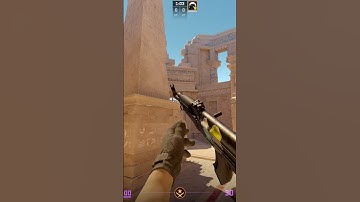 Flash B Main On Anubis For Peek In CS2 #cs2 #shorts