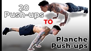How To Full Planche Pushup | 5 Steps