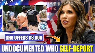 DHS Offers $3,000 to Undocumented Migrants Who Self-Deport by end of 2025 | Just Immigration news