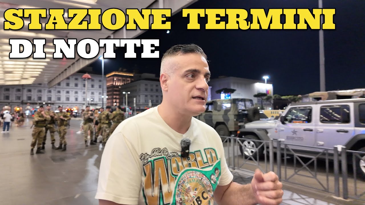 Notte alla Stazione Termini un giro tra il degrado ed il pericolo