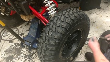 Rzr xp1k easy Front axle install and removal