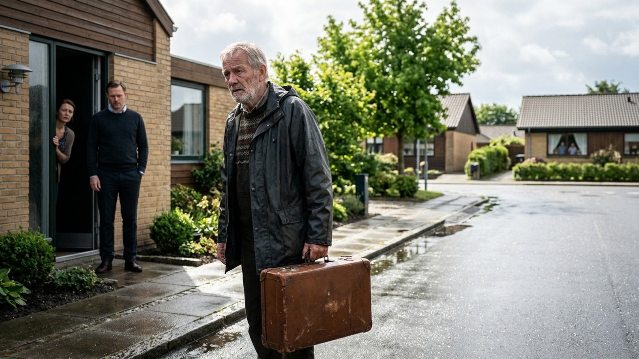 Den iskolde regn piskede mig i ansigtet, mens jeg stod foran det hus, jeg selv havde bygget, med min eneste kuffert og en Netto-pose. Min søn, Lars, stod i døren med armene over kors og sagde:...