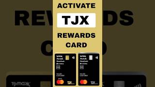 TJX Rewards Card 2026 – Quick & Easy Online Activation #shorts